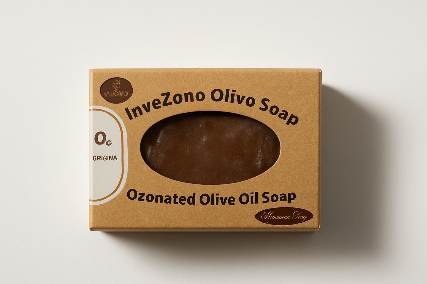 Ozonated olive oil soap